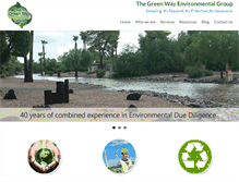 Tablet Screenshot of greenway-environmental.com